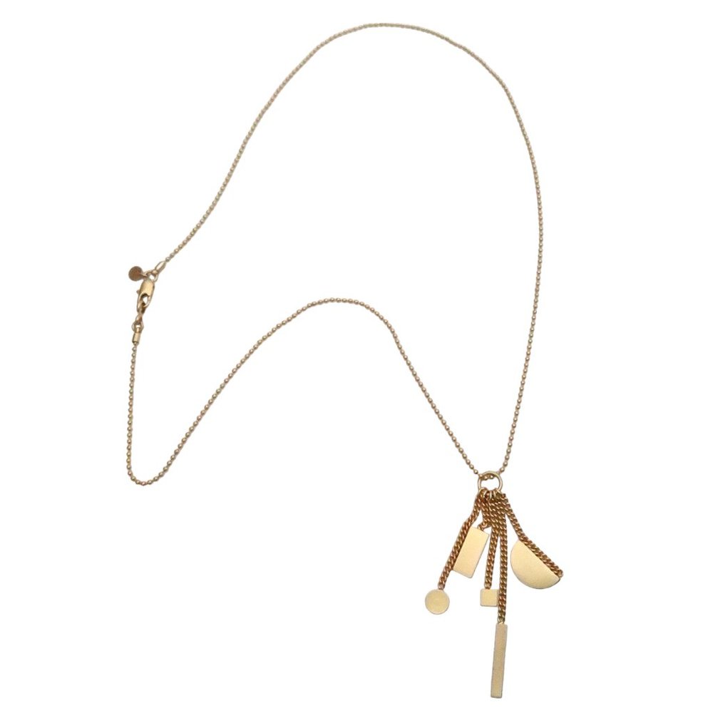 MADEWELL Geometric charms Chaincluster necklace
